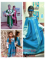 Фольклорный ансамбль "Лазоревый Цвет" (Гимназия 1595 г. Москвы).