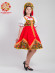 Костюм "ОЛЕНЬКА" красный-хохлома чёрная Костюм "ОЛЕНЬКА" красный-хохлома чёрная