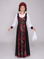 Костюм "Агафья" чёрный Костюм "Агафья" чёрный