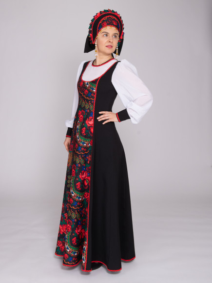 Костюм "Агафья" чёрный